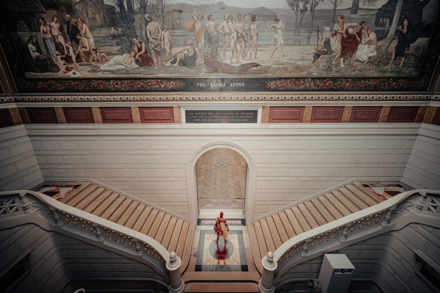 Un Zoulou au Musée, vue d'exposition